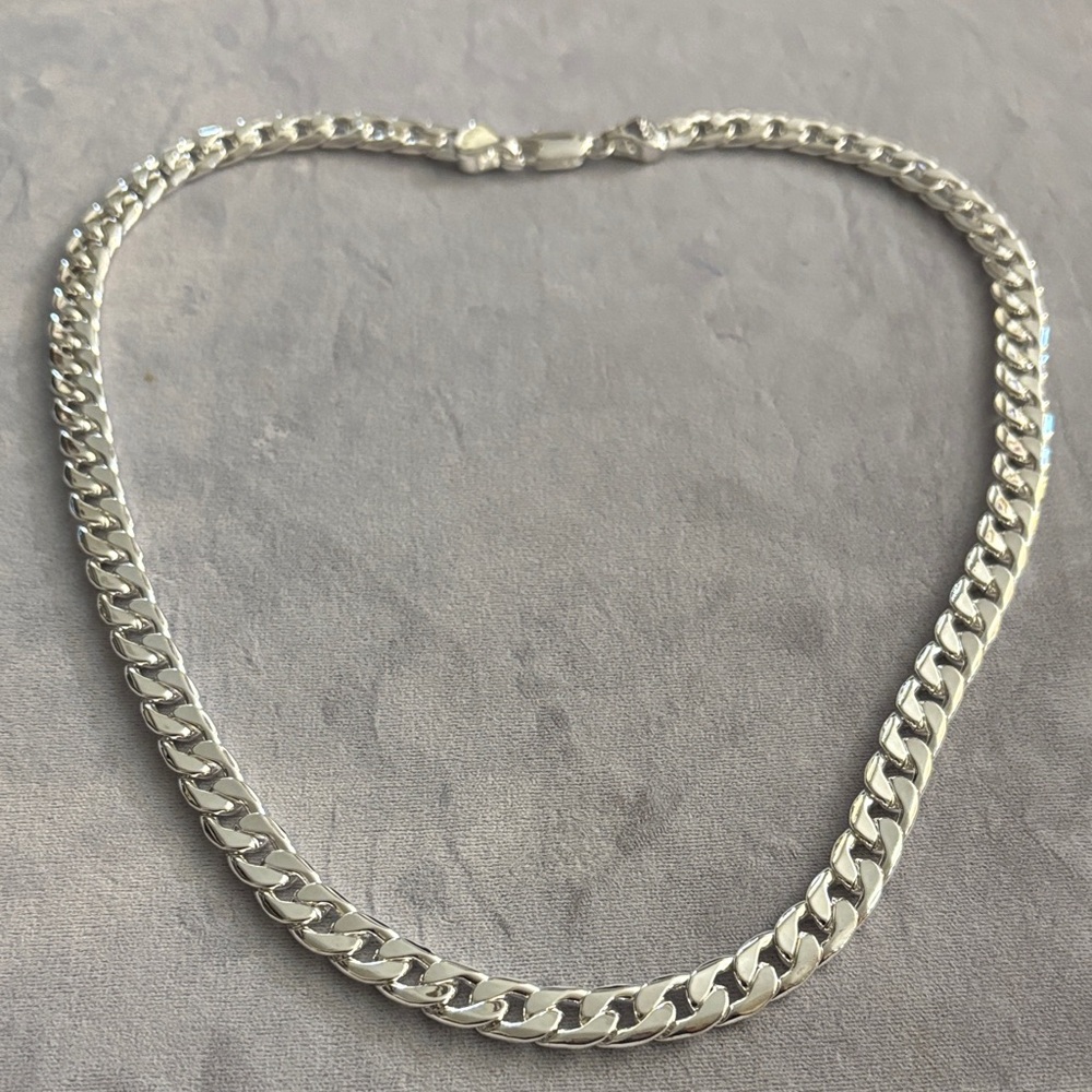 Men's Classic Silver Chain Necklace